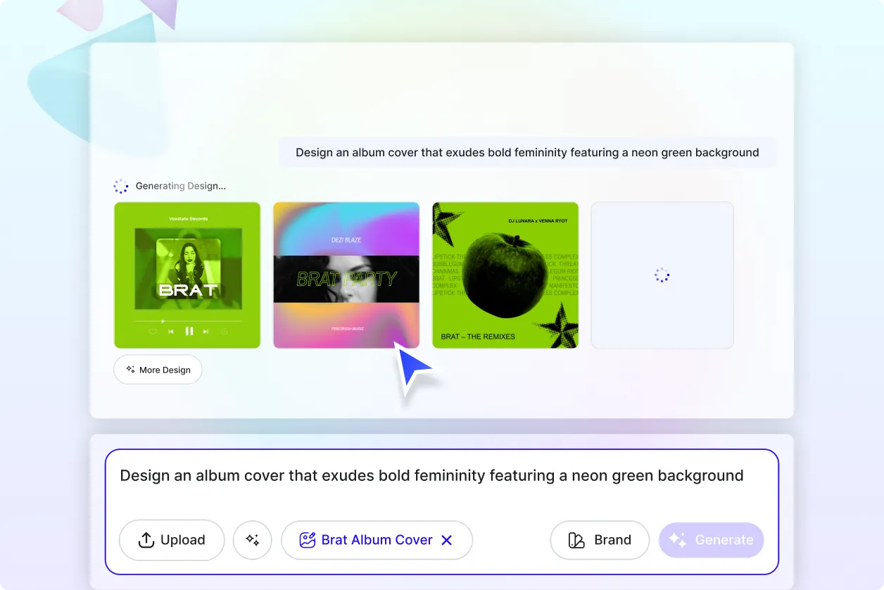 Free AI Brat Album Cover Generator, Free AI Brat Album Cover Maker Online